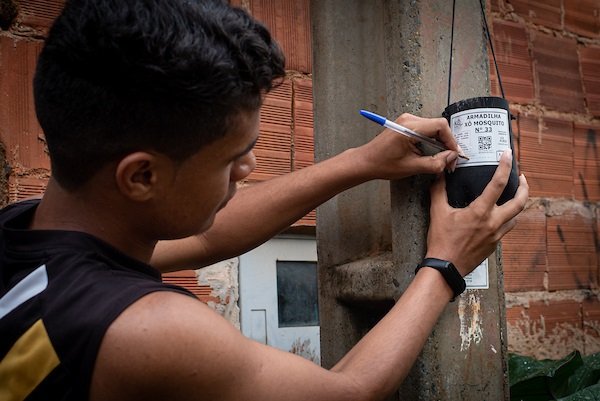 Brasília (DF), 05/03/20 Em meio a alta de casos de dengue, população toma iniciativa contra o mosquito Local: Cidade Estrutural