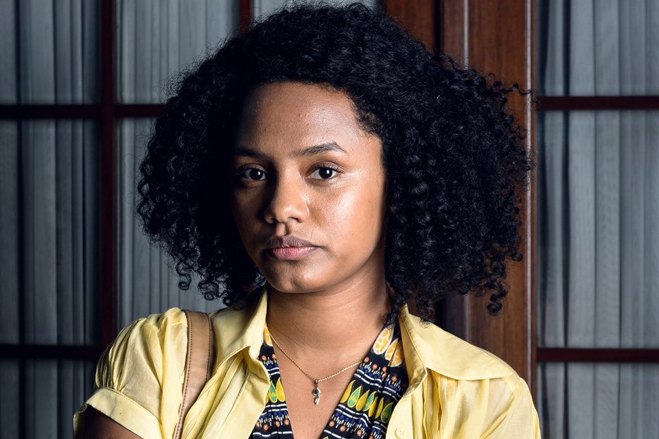 A atriz Jéssica Ellen vive Camila em Amor de Mãe, novela da Globo