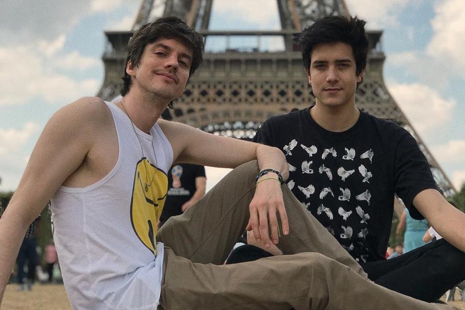 Fernando Grostein e Fernando Siqueira em Paris