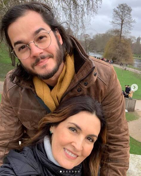 Túlio Gadêlha e Fátima Bernardes