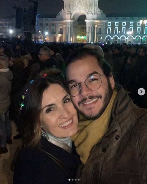 Túlio Gadêlha e Fátima Bernardes