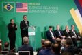 Bolsonaro discursa em seminário nos EUA