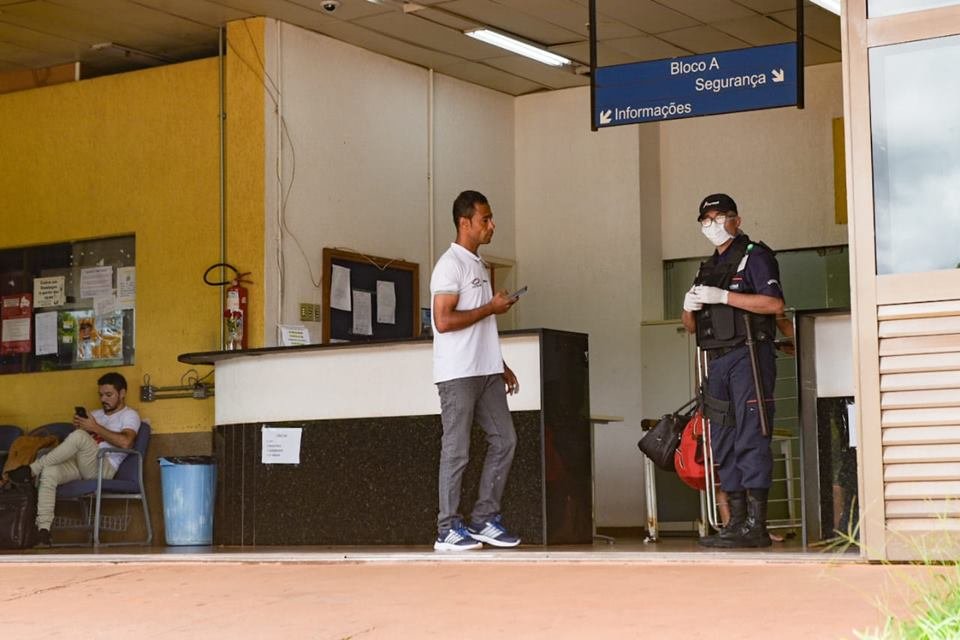 Entrada do Hospital Regional da Asa Norte (Hran)