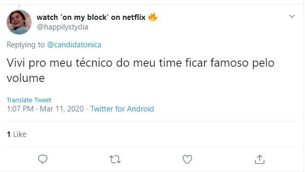 Tweet sobre o pênis do técnico do Paraná Allan Aal