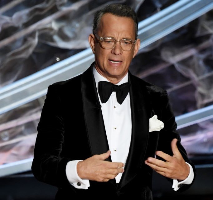 Tom Hanks faz discurso no Oscar
