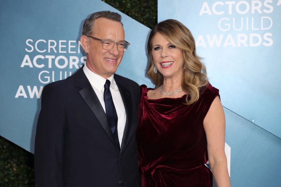 Tom Hanks e Rita Wilson no SAG Awards