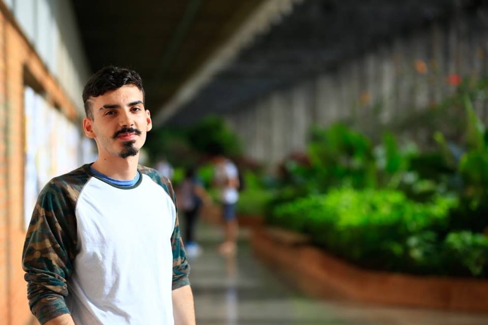 Lucas Rodrigues, estudante da Universidade de Brasília (UnB): coronavírus
