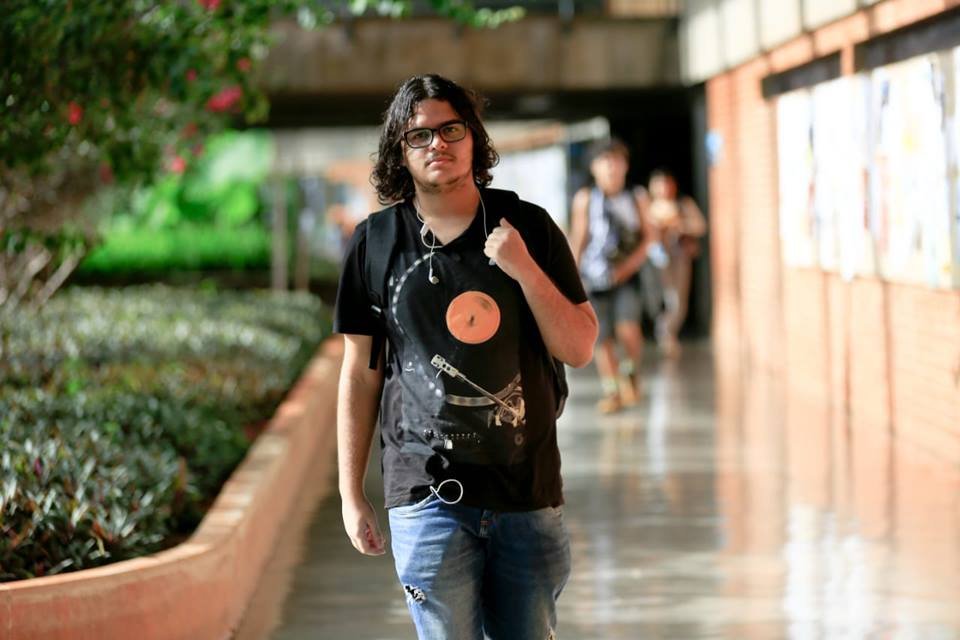 Douglas Ataides, estudante da Universidade de Brasília (UnB): coronavírus