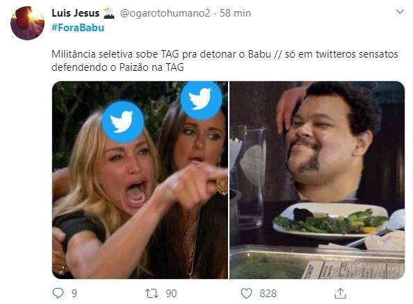 Twitter pede fora babu