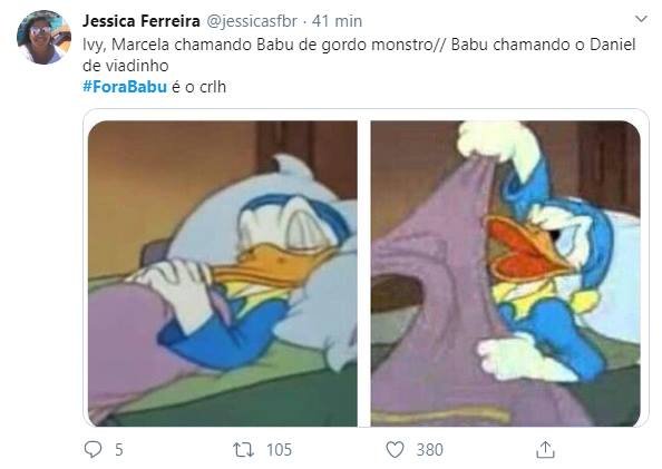 Twitter pede fora babu