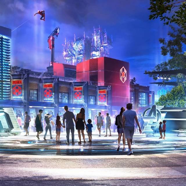 Imagem do parque da Disney da Califórnia