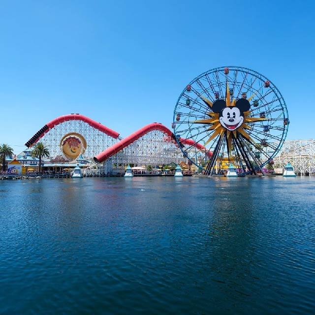 Imagem do parque temático da Disney