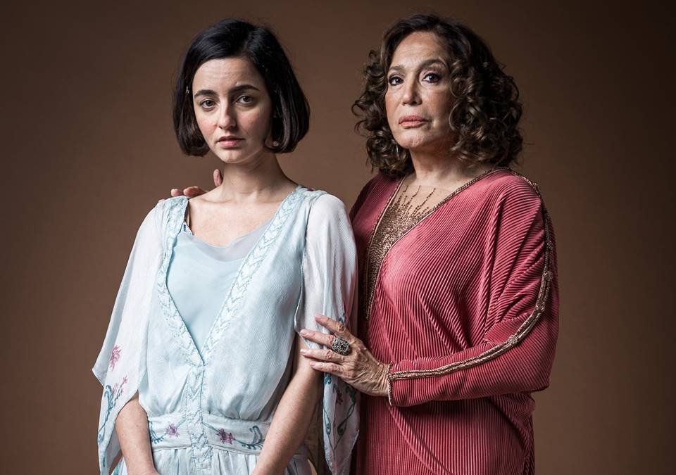 Emilia (Susana Vieira) e Justina (Julia Stockler) em Éramos Seis