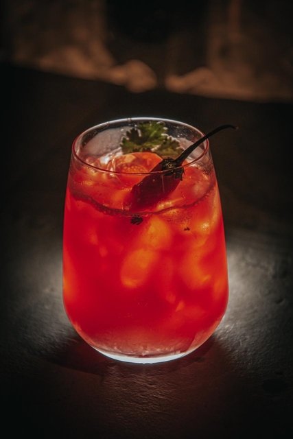 Mosaico Spicy, drinque do chef Paulo Tarso
