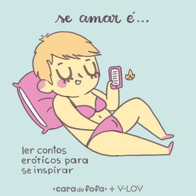 Ilustração Cara de Fofa contas eróticos