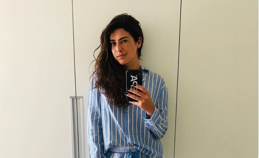 Fernanda Paes Leme de pijama