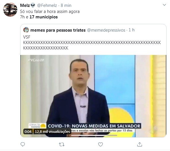 Jornalista confunde hora: sete horas e 17 municípios
