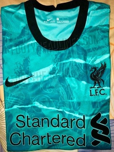 Novo uniforme do Liverpool nas redes