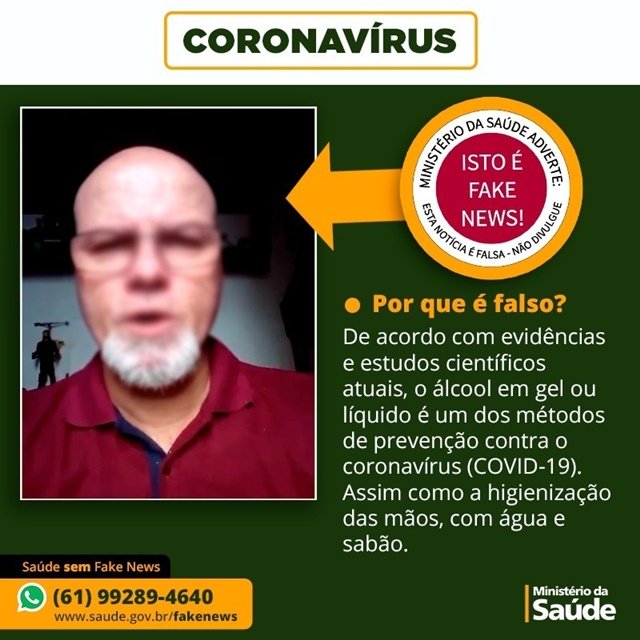 Fake news sobre coronavírus