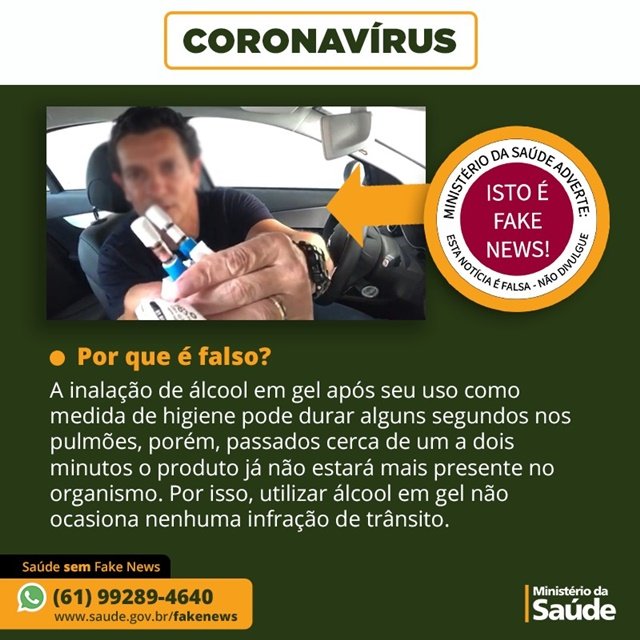 Fake news sobre coronavírus