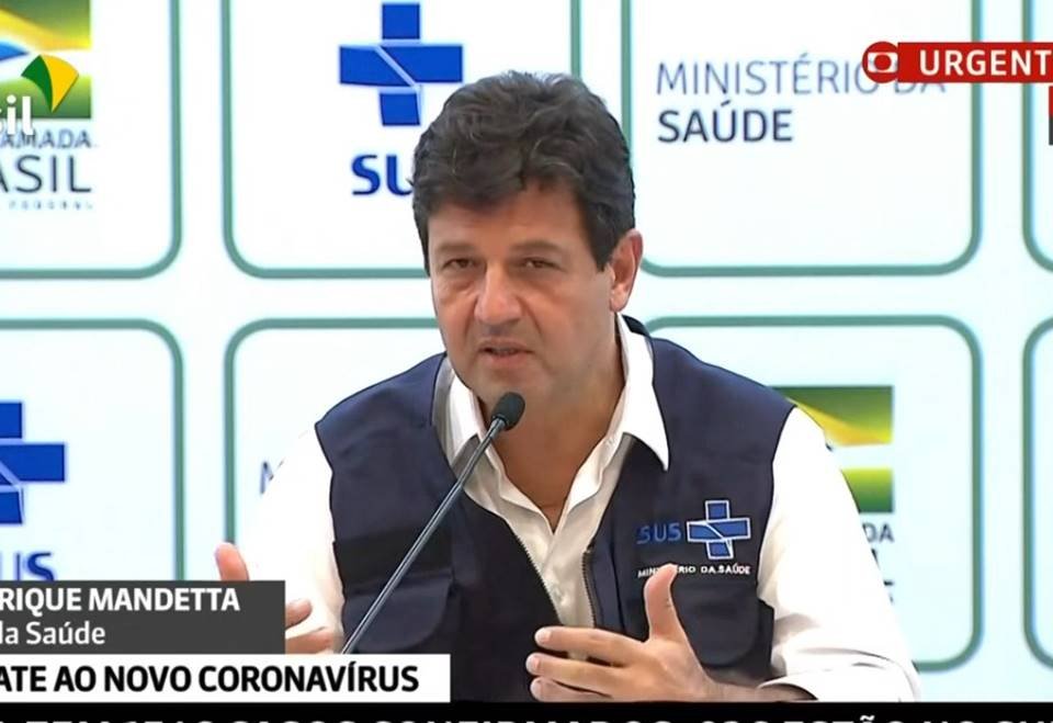 Mandetta, ministro da Saúde