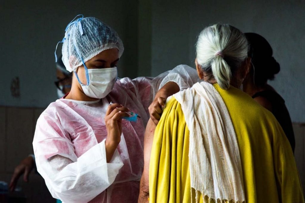 Vacinação contra gripe posto 612 Sul