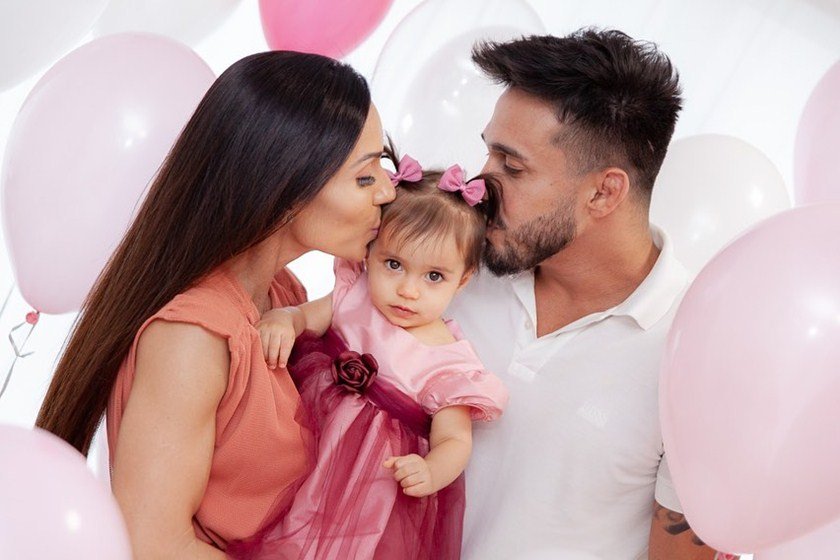 Mari, Maria e Alexandre Nóbrega Visconte