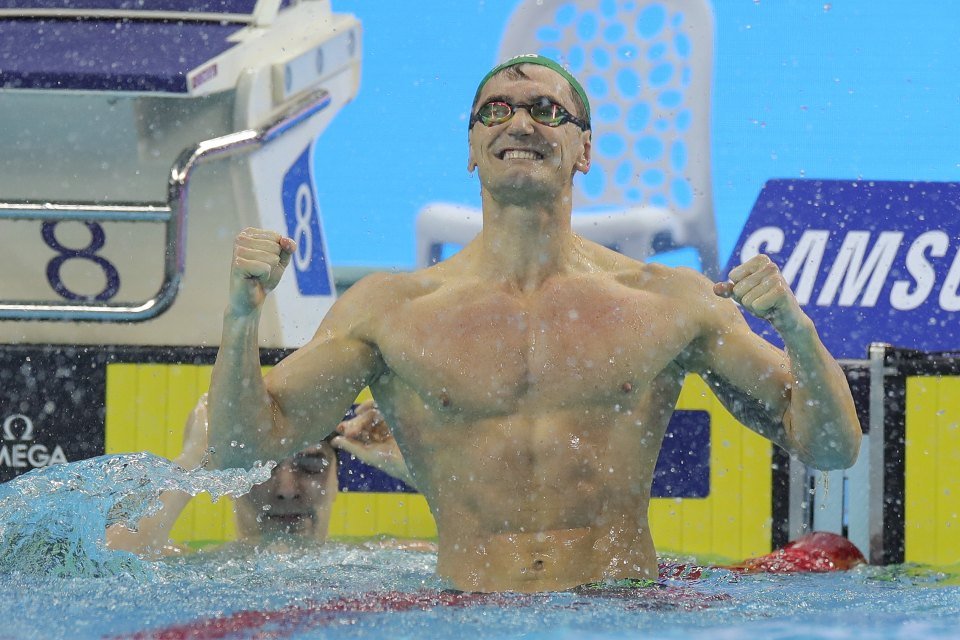 Nadador Cameron Van Der Burgh