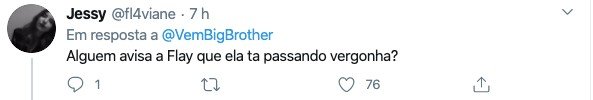 internauta reclama de fly bbb no twitter