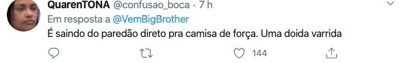 internauta reclama de fly bbb no twitter