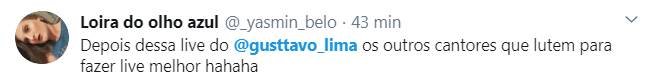 Web repercute live de Gusttavo Lima