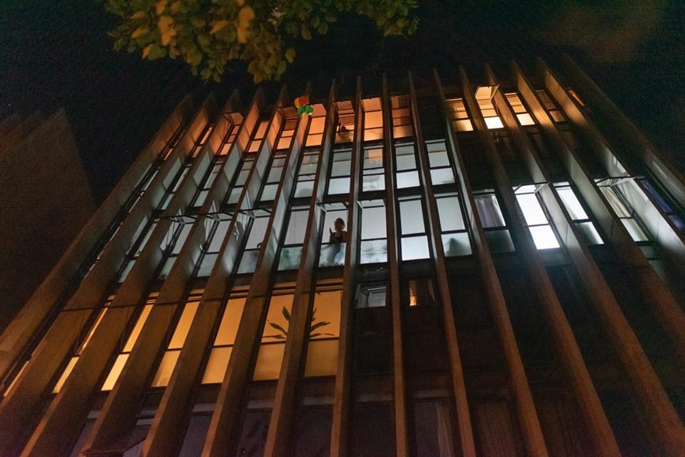Fachada de prédio na SQN 107