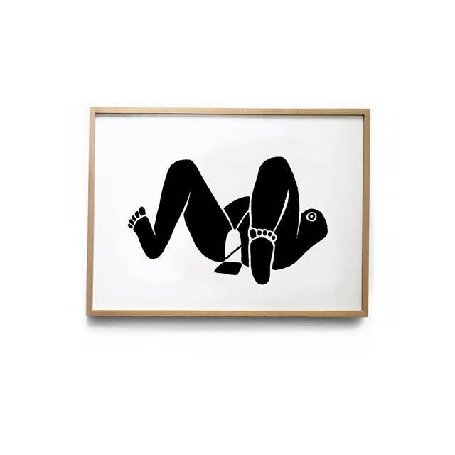 Quadro vagina como porta aberta