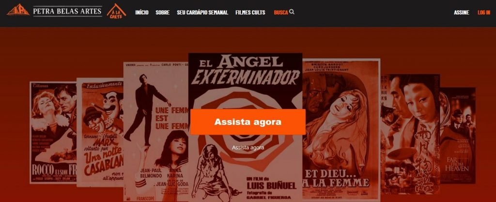 Plataforma de streaming Belas Artes à la Carte