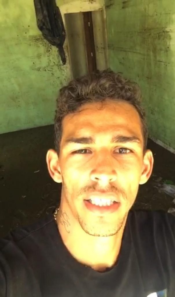 Volante Gustavo Henrique, do River-PI, mostrou destruição em Santana do Ipanema