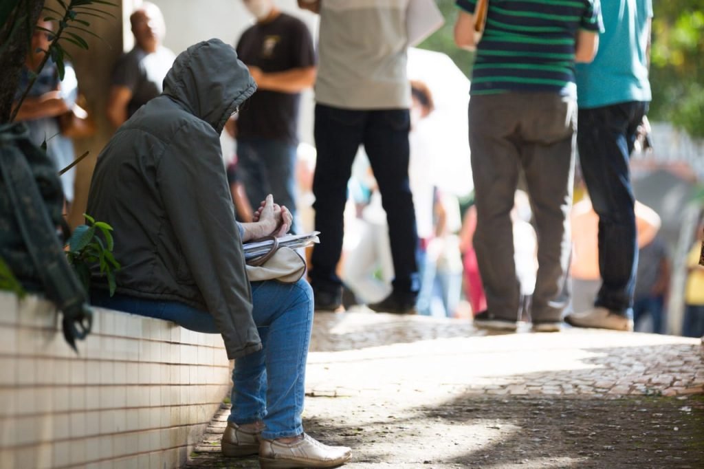 Fila na Receita Federal para regularização do CPF (Setor de Autarquias sul)