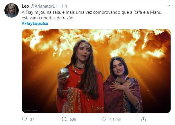 flay-twitter expulsão bbb20