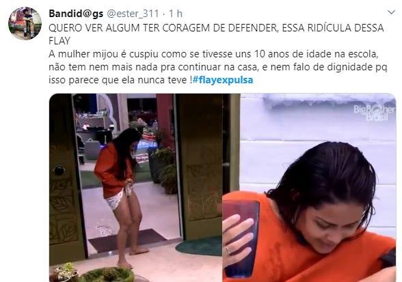 flay-twitter expulsão bbb20
