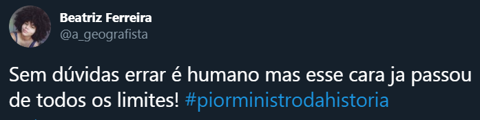 Publicações do Twitter