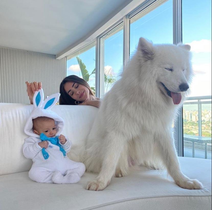 Ravi, filho de Alok e Romana Novais
