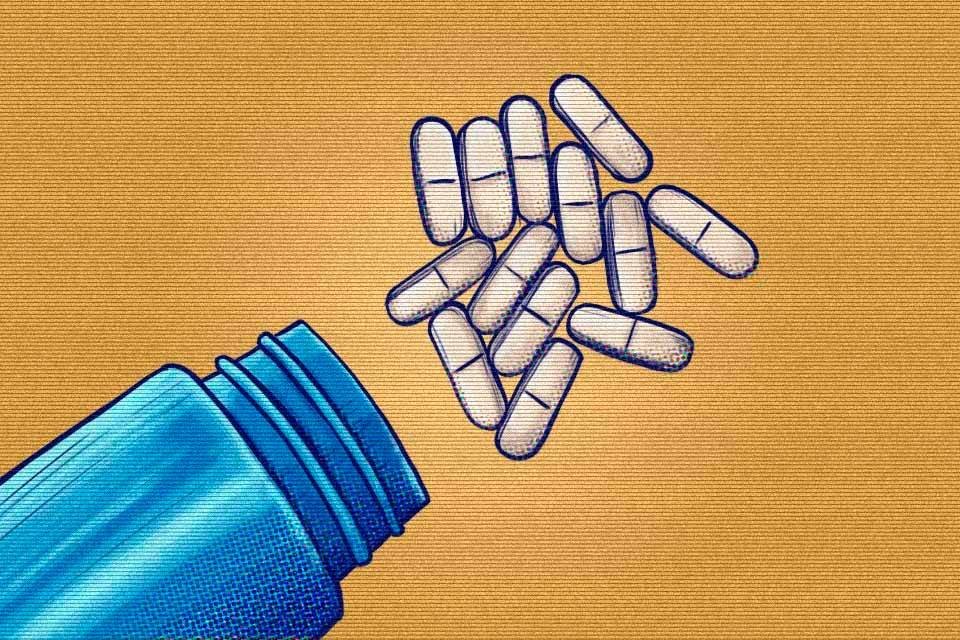 ilustração comprimidos
