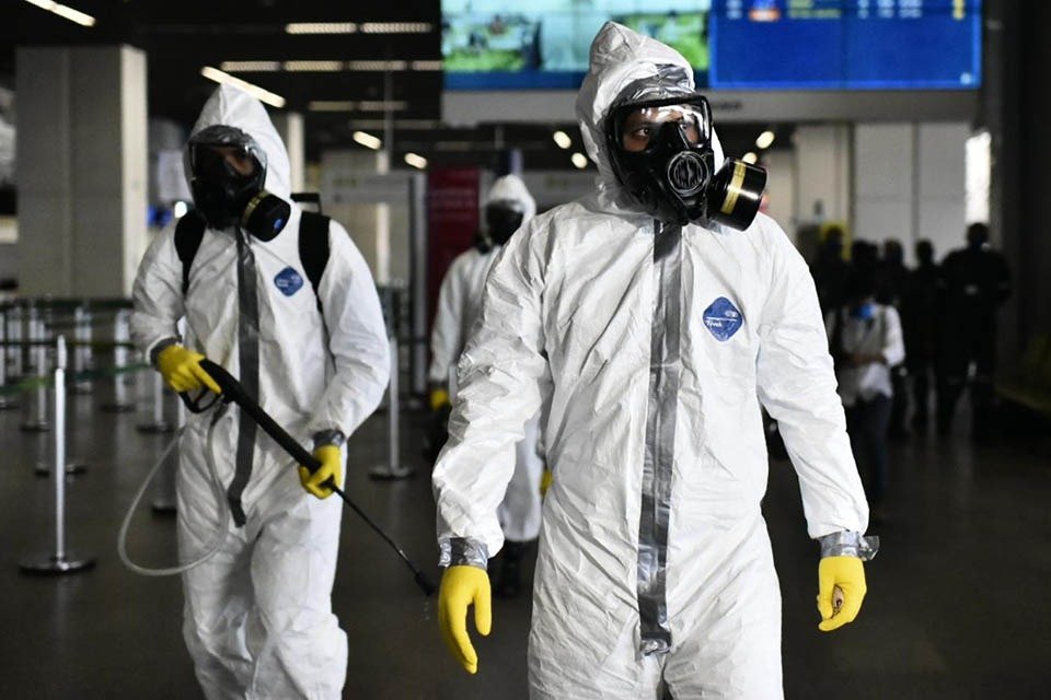 Desinfecção Aeroporto Internacional de Brasília