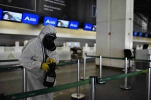 Desinfecção Aeroporto Internacional de Brasília