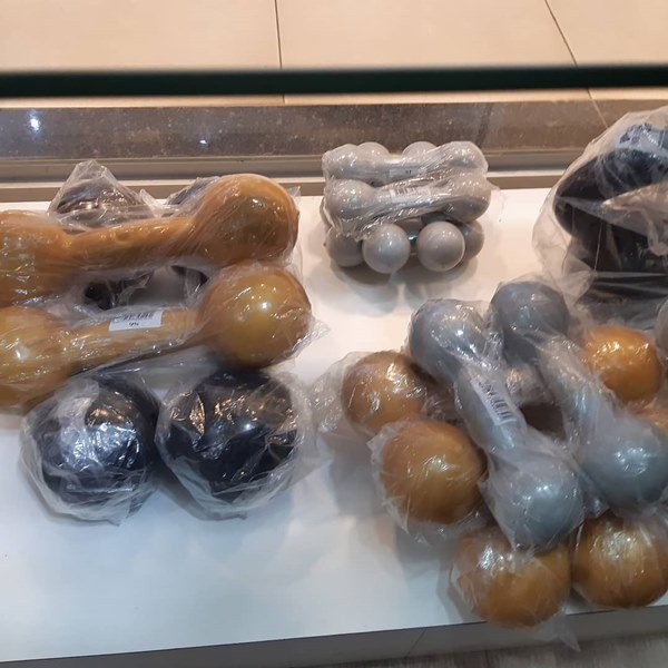 Halteres de vários pesos