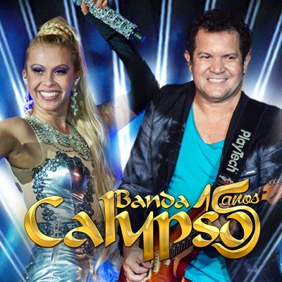 Foto colorida da banda Calypso - Metrópoles