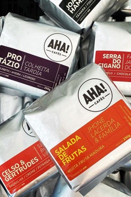 Pacotes do Aha! Cafés