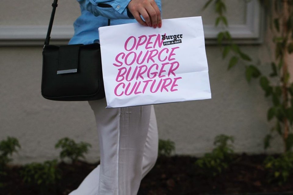 delivery burger for a day