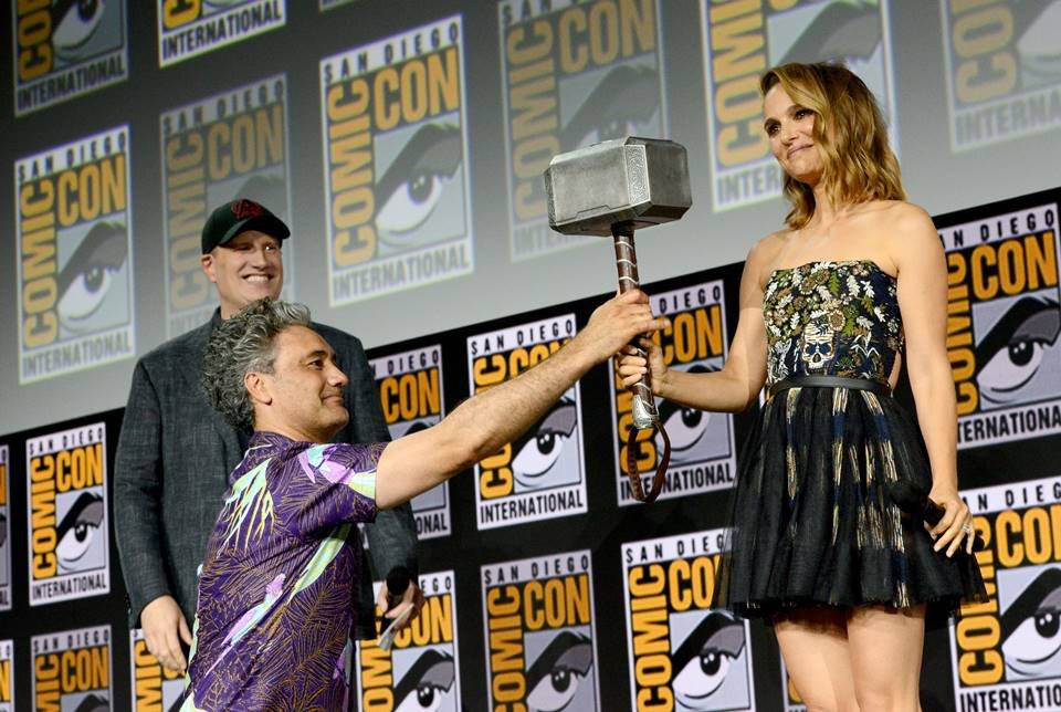 Kevin Feige, Taika Waititi e Natalie Portman anunciam Thor: Love and Thunder na San Diego Comic-Con 2019