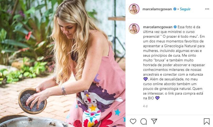 Marcela McGowan no Instagram