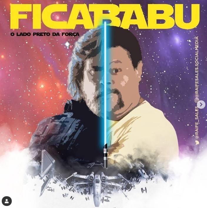 Babu Santana e Mark Hamill, o Luke Skywalker de Star Wars